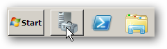 Кнопка диспетчера сервера Windows 2008
